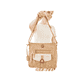 Rieker Damen Handtasche H1362-62 in Sandbeige aus Kunstleder mit Reißverschluss. Handtasche getragen.