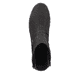 Schwarze Rieker Damen Kurzstiefel W1063-00 mit TR-Sohle mit leichtem EVA-Inlet. Schuh von oben.