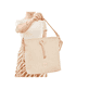 Rieker Damen Handtasche H1514-60 in Sandbeige aus Kunstleder mit Reißverschluss. Handtasche getragen.