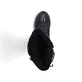 
Graphitschwarze Rieker Damen Hochschaftstiefel X9084-00 mit einer robusten Profilsohle. Schuh von oben