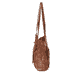 Rieker Damen Handtasche H1025-22 in Kastanienbraun aus Kunstleder mit Reißverschluss. Handtasche rechtsseitig.