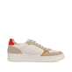 Weiße Rieker Herren Sneaker Low U0401-80 mit einer strapazierfähigen Sohle. Schuh Innenseite.
