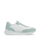 Weiße Rieker Damen Sneaker Low 42509-81 mit flexibler und super leichter Sohle. Schuh Innenseite.