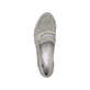 
Mintgrüne Rieker Damen Loafers 51954-52 mit einer schockabsorbierenden Sohle. Schuh von oben