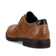 
Nougatbraune Rieker Herren Schnürschuhe 10316-24 mit Schnürung sowie einer Profilsohle. Schuh von hinten
