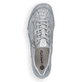
Himmelblaue remonte Damen Schnürschuhe R3403-14 mit einer flexiblen Profilsohle. Schuh von oben