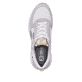Weiße Rieker Damen Sneaker Low W0602-81 mit griffiger und leichter Sohle. Schuh von oben.