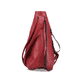 Rieker Damen Handtasche H1481-33 in Feuerrot-Schwarz aus Kunstleder mit Reißverschluss. Handtasche rechtsseitig.