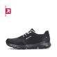 Schwarze Rieker EVOLUTION Herren Sneaker 07811-00 mit einer flexiblen Sohle. Schuh Außenseite.