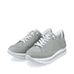 
Mintgrüne remonte Damen Sneaker D1319-52 mit einer besonders leichten Plateausohle. Schuhpaar schräg.