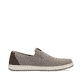 Mondgraue Rieker Herren Slipper 18250-62 mit Elastikeinsatz sowie einer Profilsohle. Schuh Innenseite