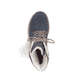 
Royalblaue Rieker Damen Schnürstiefel Y8443-14 mit einer robusten Profilsohle. Schuh von oben
