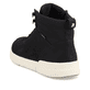 Schwarze Rieker Herren Sneaker High 07100-00 mit flexibler Sohle. Schuh von hinten.