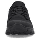 Schwarze Rieker Herren Slipper B6650-00 mit flexibler und ultra leichter Sohle. Schuh von vorne.