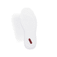 Weiße Rieker Damen Sneaker Low M7814-90 mit leichter und griffiger Plateausohle. Schuh Laufsohle.