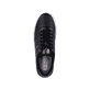 Schwarze Rieker Damen Sneaker Low W0702-00 mit strapazierfähiger Sohle. Schuh von oben.
