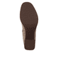 
Vanillebeige remonte Damen Stiefeletten D0V70-60 mit einer Profilsohle mit Blockabsatz. Schuh Laufsohle