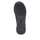 
Nachtschwarze remonte Damen Sneaker D0T01-01 mit Schnürung und Reißverschluss. Schuh Laufsohle