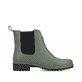 Schilfgrüne Rieker Damen Chelsea Boots P8260-54 mit Elastikeinsatz. Schuh Innenseite.