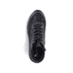 
Tiefschwarze Rieker Damen Schnürschuhe N1431-01 mit Schnürung und Reißverschluss. Schuh von oben