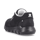 Schwarze Rieker Herren Sneaker Low 07811-00 mit flexibler Sohle. Schuh von hinten.