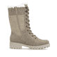 Beige remonte Damen Schnürstiefel D0W72-20 mit wasserabweisender TEX-Membran. Schuh Innenseite.