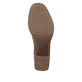 
Schokobraune remonte Damen Loafers D0V00-22 mit einer Profilsohle mit Blockabsatz. Schuh Laufsohle