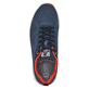 Blaue Rieker Herren Sneaker Low 07806-14 mit super leichter und flexibler Sohle. Schuh von oben.