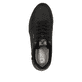 Schwarze Rieker Herren Sneaker Low 07004-00 mit flexibler Sohle. Schuh von oben.
