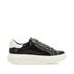 Schwarze Rieker Damen Sneaker Low W1205-00 mit einer ultraleichten Plateausohle. Schuh Innenseite.