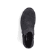 Schwarze Rieker Damen Chelsea Boots M1981-00 mit einer Plateausohle. Schuh von oben.