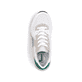 Weiße Rieker Damen Sneaker Low N5240-80 mit flexibler und ultra leichter Sohle. Schuh von oben.