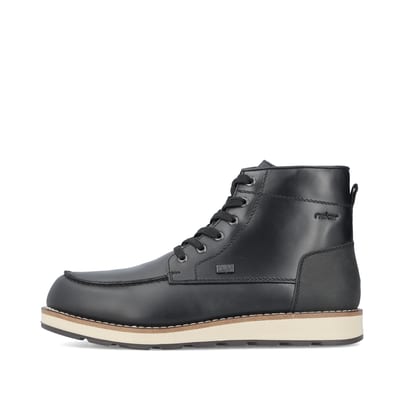 Rieker Herren Schnürstiefel urbanschwarz