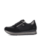 
Nachtschwarze remonte Damen Sneaker D1316-01 mit einer flexiblen Plateausohle. Schuh Außenseite