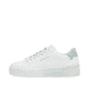 Weiße Rieker Damen Sneaker Low W0704-80 mit einer abriebfesten Sohle. Schuh Außenseite.