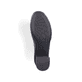 
Tiefschwarze Rieker Damen Slipper 41657-00 mit Elastikeinsatz sowie Blockabsatz. Schuh Laufsohle