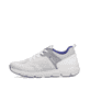 Weiße Rieker Damen Sneaker Low 40410-80 mit super leichter und flexibler Sohle. Schuh Außenseite.
