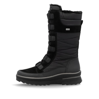 remonte Damen Hochschaftstiefel asphaltschwarz