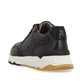 Schwarze Rieker Herren Sneaker Low U0900-00 mit einer super leichten Sohle. Schuh von hinten.