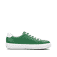 Grüne Rieker Damen Sneaker Low L59L1-52 mit einem Reißverschluss. Schuh Innenseite.