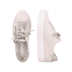 
Cremebeige remonte Damen Sneaker D0903-61 mit einer besonders leichten Sohle. Schuhpaar von oben.