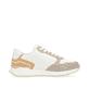 Weiße Rieker Damen Sneaker Low W0609-81 mit griffiger und leichter Sohle. Schuh Innenseite.