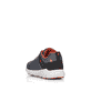 Graue Rieker Herren Sneaker Low 07806-45 mit super leichter und flexibler Sohle. Schuh von hinten.