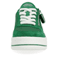 Grüne remonte Damen Sneaker D1C04-52 mit Reißverschluss sowie der Komfortweite G. Schuh von vorne.