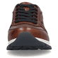 Braune Rieker Herren Sneaker Low B0503-24 mit Schnürung sowie Extraweite I. Schuh von vorne.