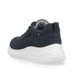 Blaue Rieker Herren Sneaker Low U0503-14 mit ultra leichter und flexibler Sohle. Schuh von hinten.