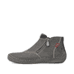 
Graue Rieker Damen Slipper 52581-45 mit Reißverschluss sowie einer leichten Sohle. Schuh Außenseite