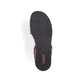 Beige Rieker Keilsandaletten 62964-90 mit einem Klettverschluss. Schuh Laufsohle.