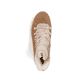 Braune Rieker Damen Schnürstiefel 48030-24 mit ultra leichter Plateausohle. Schuh von oben.