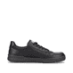 Schwarze Rieker Herren Sneaker Low 07101-00 mit einer flexiblen Sohle. Schuh Innenseite.